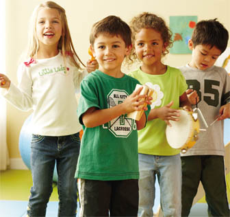 Children in our Music Class